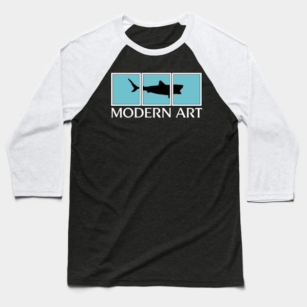 modern art Baseball T-Shirt by tonycastell